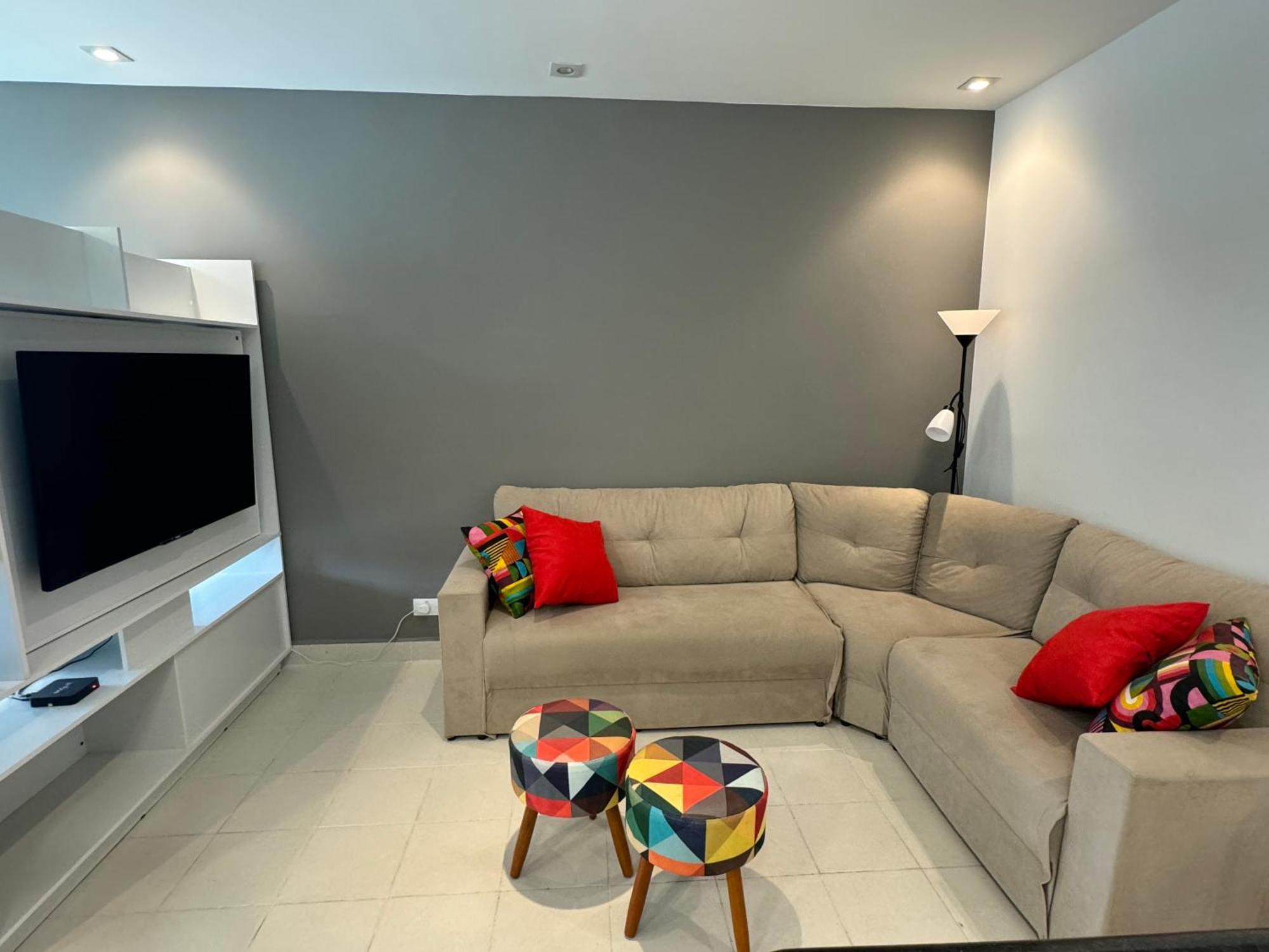 Apartamento Vista Para O Mar E Pe Na Areia Guarujá Esterno foto