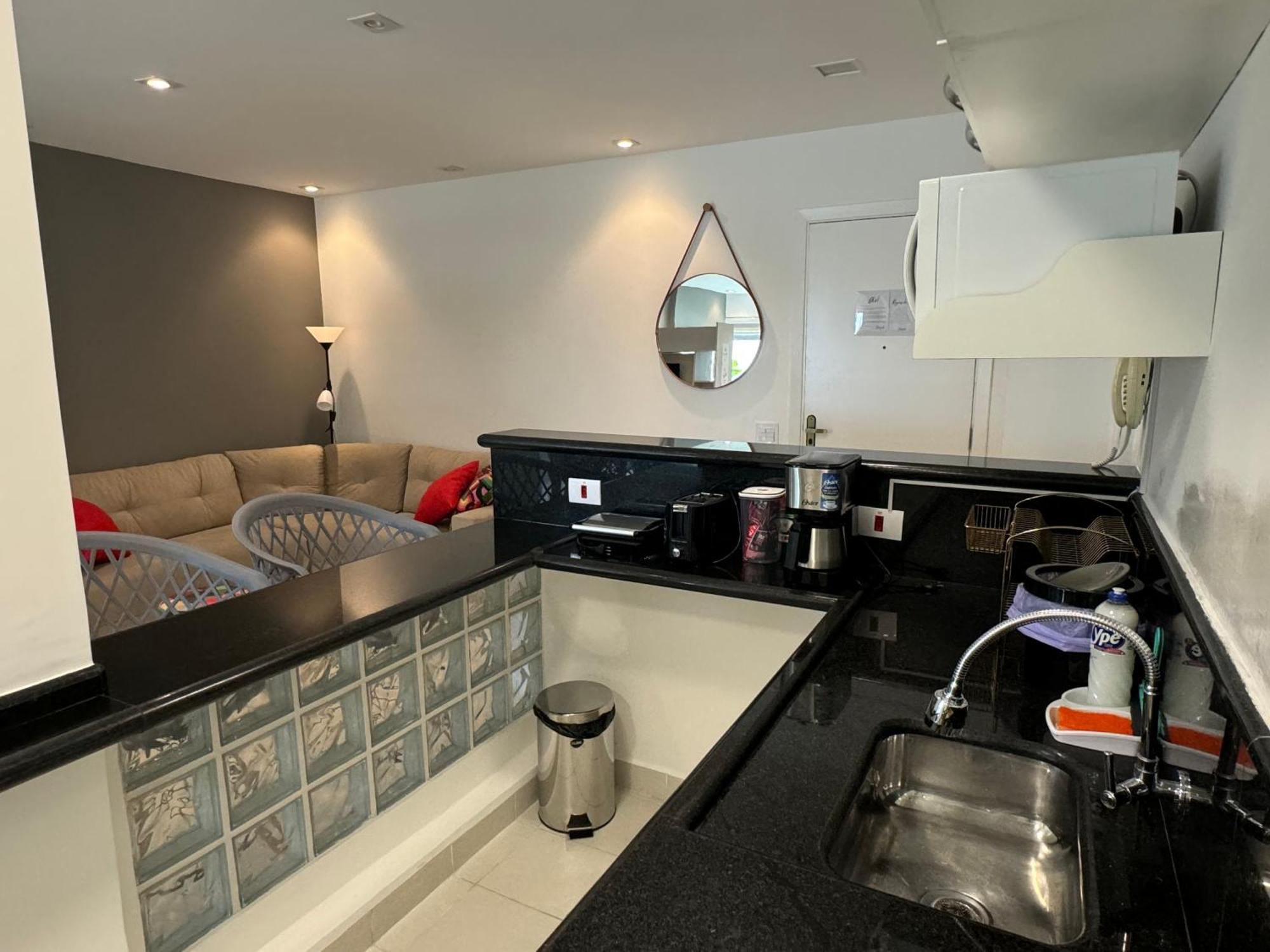 Apartamento Vista Para O Mar E Pe Na Areia Guarujá Esterno foto